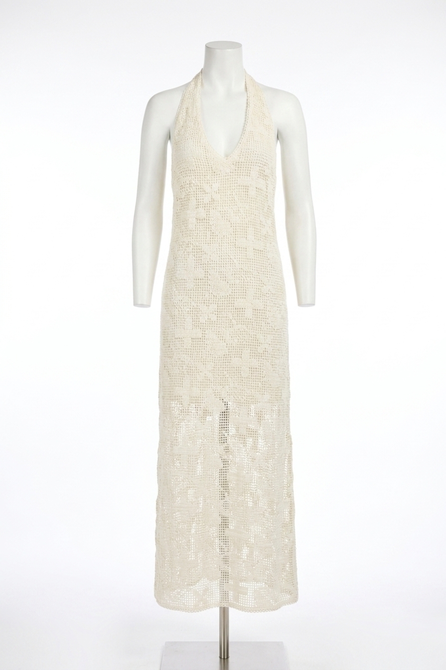 NEW LUCY PARIS florian halter midi dress in white
